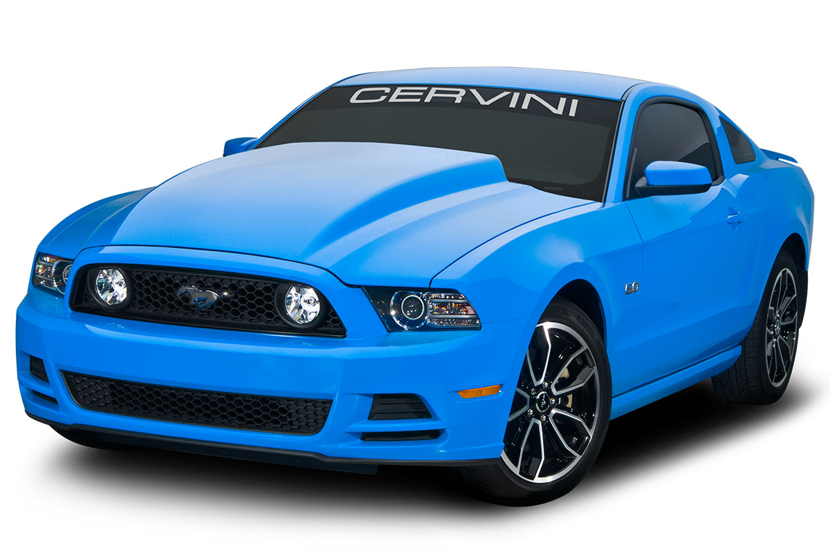 Cervinis Fiberglass 4 Inch Cowl Hood 2013-14 Ford Mustang Cervinis Fiberglass 4 Inch Cowl Hood 2013-14 Ford Mustang